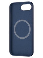 Coque silicone MagSafe iPhone 16e / 17e Bleu