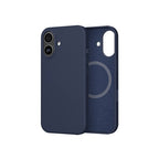 Coque silicone MagSafe iPhone 17 Bleu