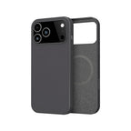Coque silicone MagSafe iPhone 17 Pro Max Noir
