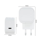 Chargeur 70W USB-C PD Blanc