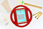 E.V.A. Kids round iPad 9.7 (2017/18 - 5th/6th gen) Rouge Polybag