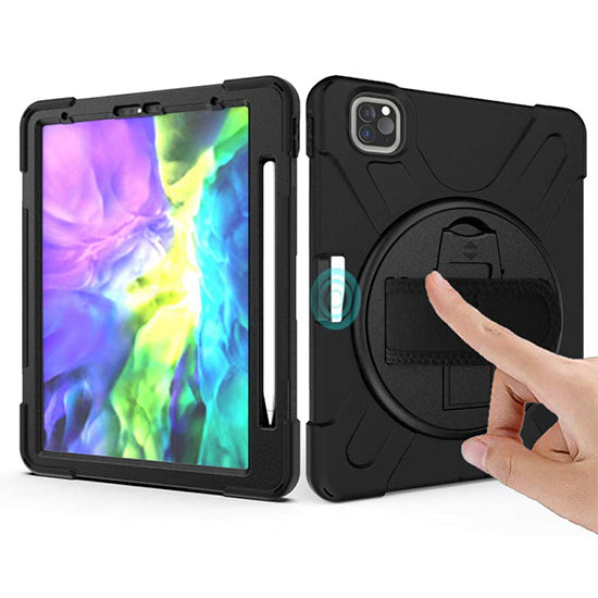Coque Securit Rotative iPad Pro 12.9 (2020 - 4th gen) Noir Polybag