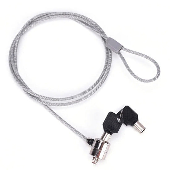 Câble cadenas (2m) à clé Polybag