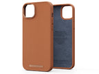 Coque cuir iPhone 14 Plus Cognac