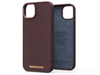 Coque cuir iPhone 14 Plus Marron