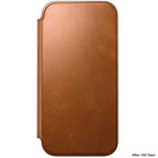 Folio Modern cuir iPhone 18 Pro Max English Tan