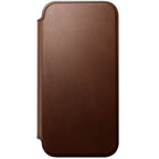 Folio Modern cuir iPhone 18 Pro Max Rustic Brown