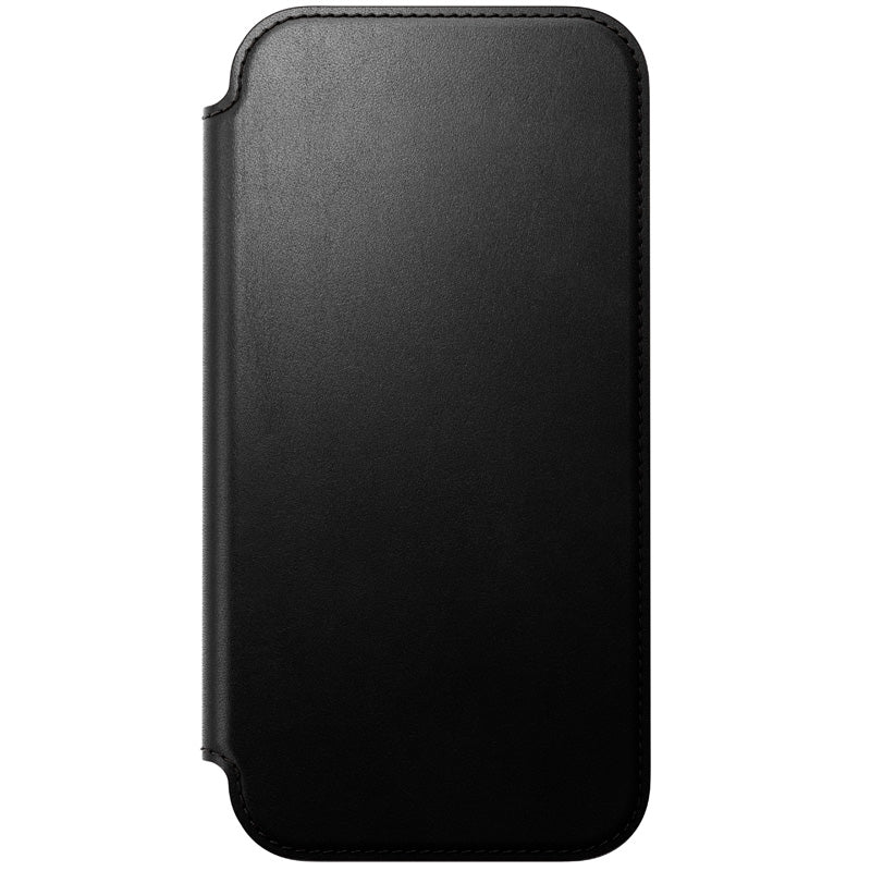 Folio Modern cuir iPhone 18 Pro Max Noir