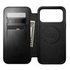 Folio Modern Cuir Horween iPhone 18 Pro Max / 17 Pro Max Noir