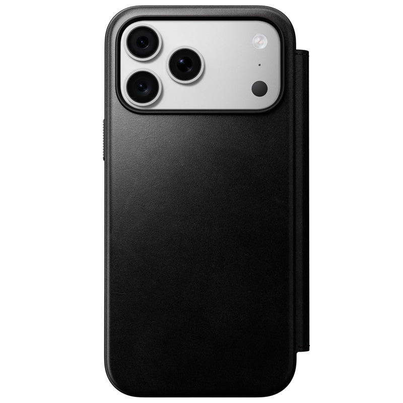 Folio Modern Cuir Horween iPhone 18 Pro Max / 17 Pro Max Noir