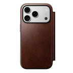 Folio Modern Cuir Horween iPhone 18 Pro / 17 Pro Rustic Brown