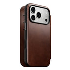 Folio Modern Cuir Horween iPhone 18 Pro / 17 Pro Rustic Brown