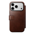 Folio Modern Cuir Horween iPhone 18 Pro / 17 Pro Rustic Brown