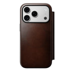 Folio Modern Cuir Horween iPhone 18 Pro / 17 Pro Rustic Brown