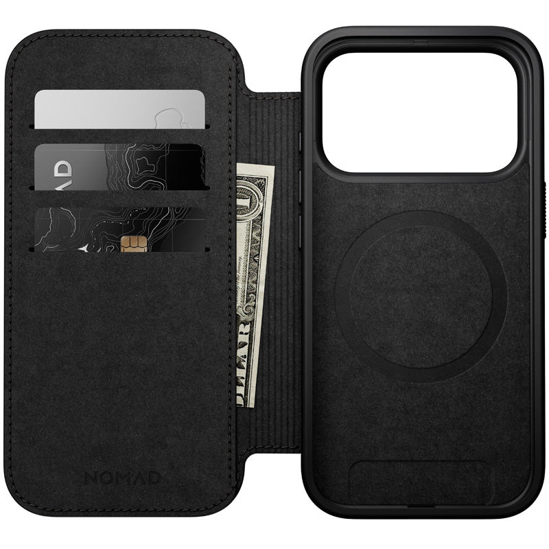 Folio Modern cuir iPhone 18 Pro English Tan