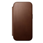 Folio Modern cuir iPhone 18 Pro Rustic Brown