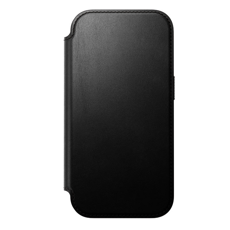 Folio Modern cuir iPhone 18 Pro Noir