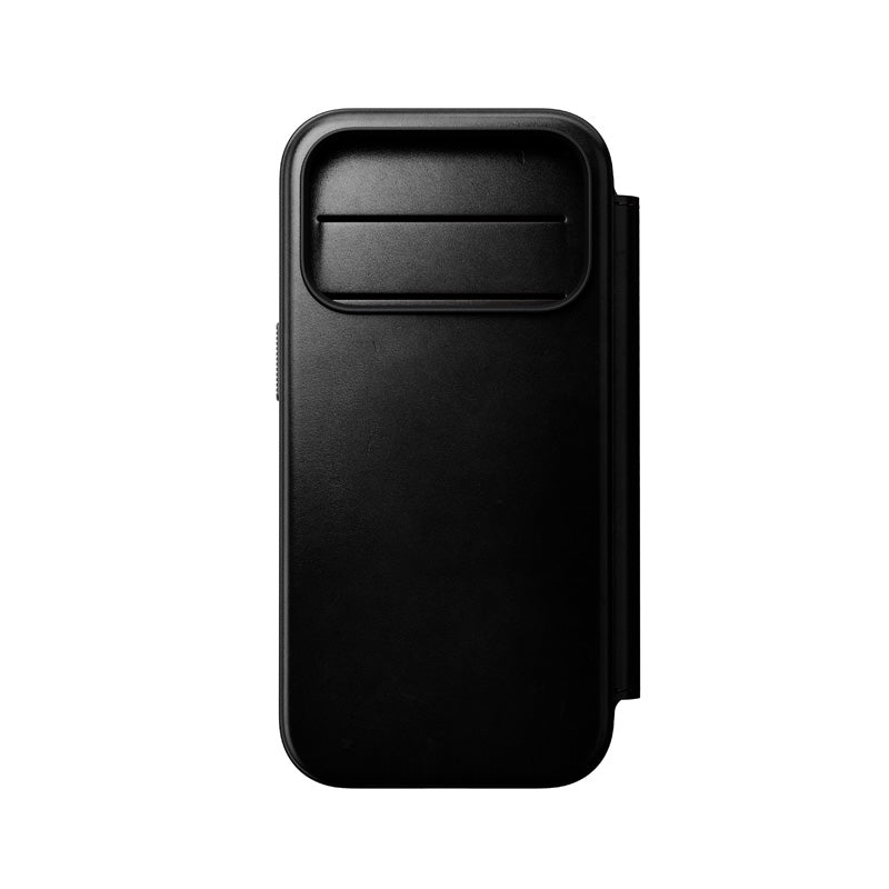 Folio Modern Cuir Horween iPhone 18 Pro / 17 Pro Noir