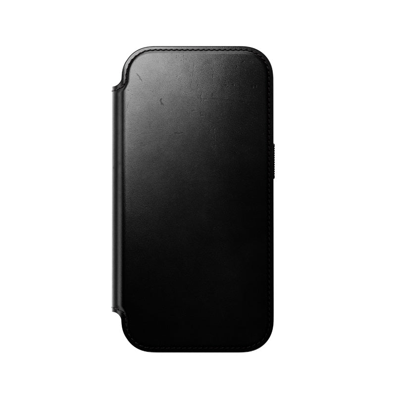 Folio Modern Cuir Horween iPhone 18 Pro / 17 Pro Noir