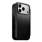 Folio Modern Cuir Horween iPhone 18 Pro / 17 Pro Noir