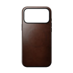 Coque Modern Horween cuir iPhone 18 Pro Max / 17 Pro Max Rustic Brown