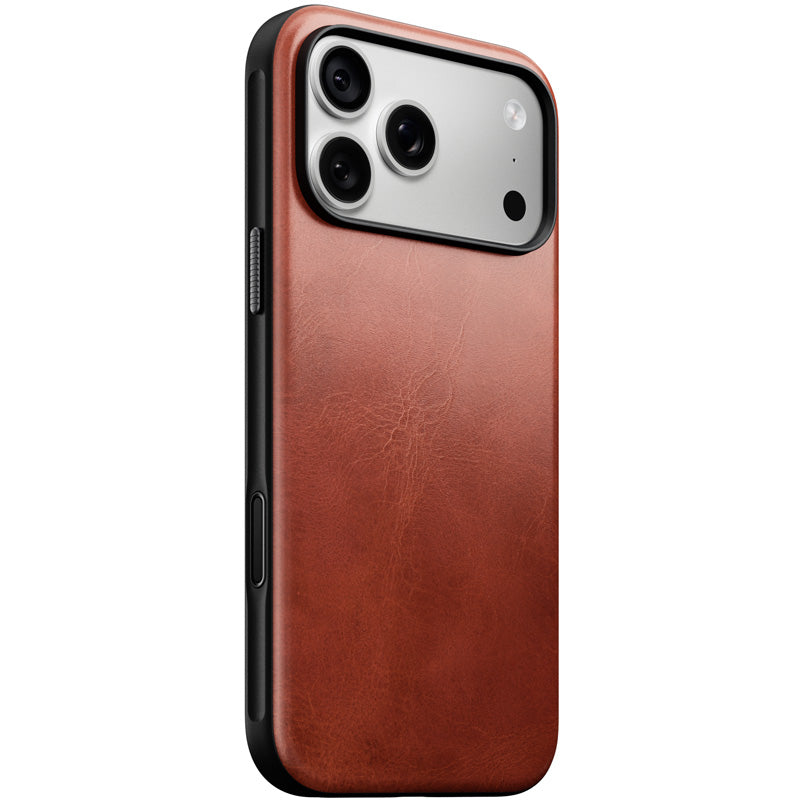 Coque Modern Horween cuir iPhone 18 Pro Max / 17 Pro Max Olde Dublin