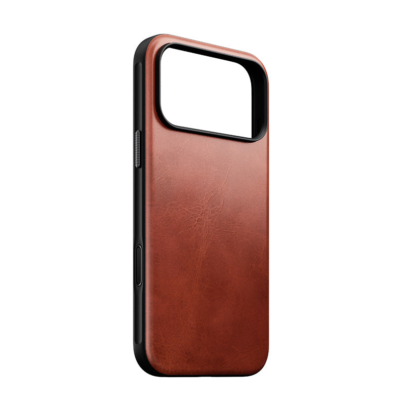 Coque Modern Horween cuir iPhone 18 Pro Max / 17 Pro Max Olde Dublin