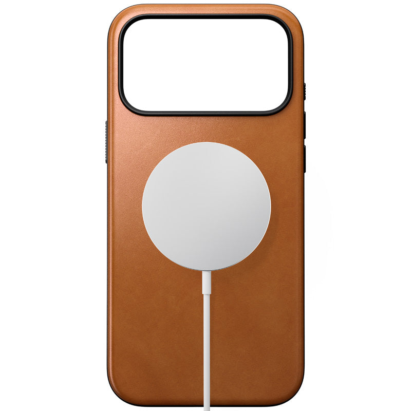 Coque Modern cuir iPhone 18 Pro Max / 17 Pro Max English Tan
