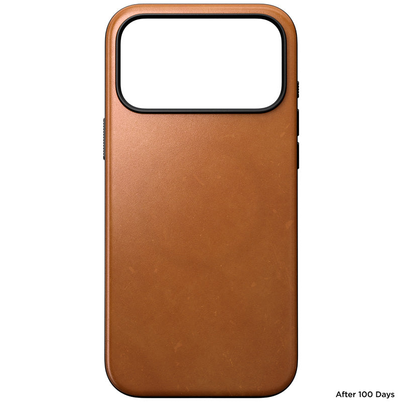 Coque Modern cuir iPhone 18 Pro Max / 17 Pro Max English Tan