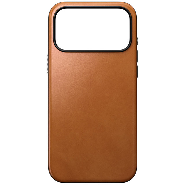 Coque Modern cuir iPhone 18 Pro Max / 17 Pro Max English Tan