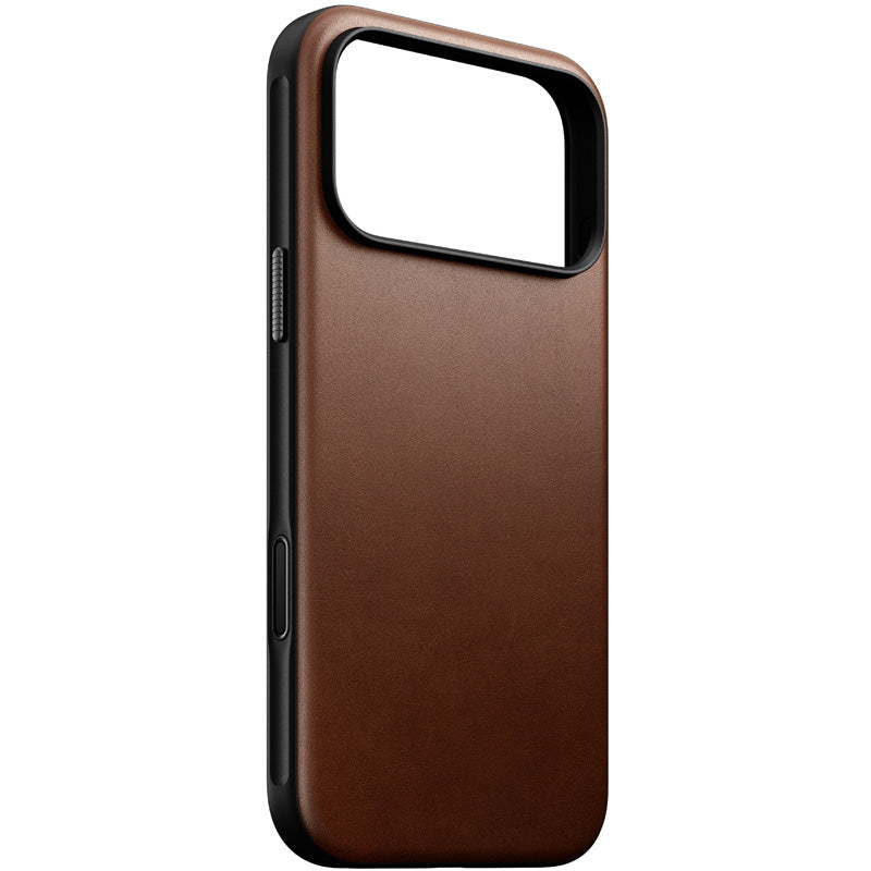 Coque Modern cuir iPhone 18 Pro Max / 17 Pro Max Rustic Brown