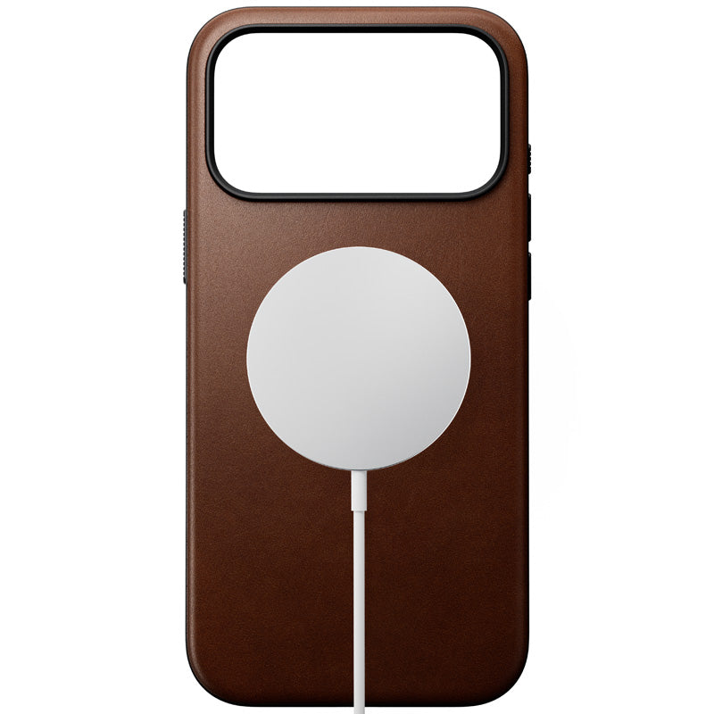 Coque Modern cuir iPhone 18 Pro Max / 17 Pro Max Rustic Brown