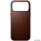 Coque Modern cuir iPhone 18 Pro Max / 17 Pro Max Rustic Brown