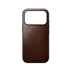 Coque Modern Horween cuir iPhone 18 Pro / 17 Pro Rustic Brown
