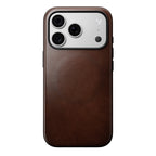 Coque Modern Horween cuir iPhone 18 Pro / 17 Pro Rustic Brown