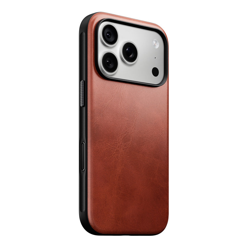 Coque Modern Horween cuir iPhone 18 Pro / 17 Pro Olde Dublin