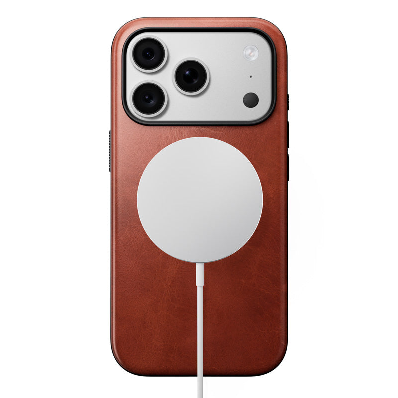 Coque Modern Horween cuir iPhone 18 Pro / 17 Pro Olde Dublin