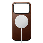 Coque Modern cuir iPhone 18 Pro / iPhone 17 Pro Rustic Brown