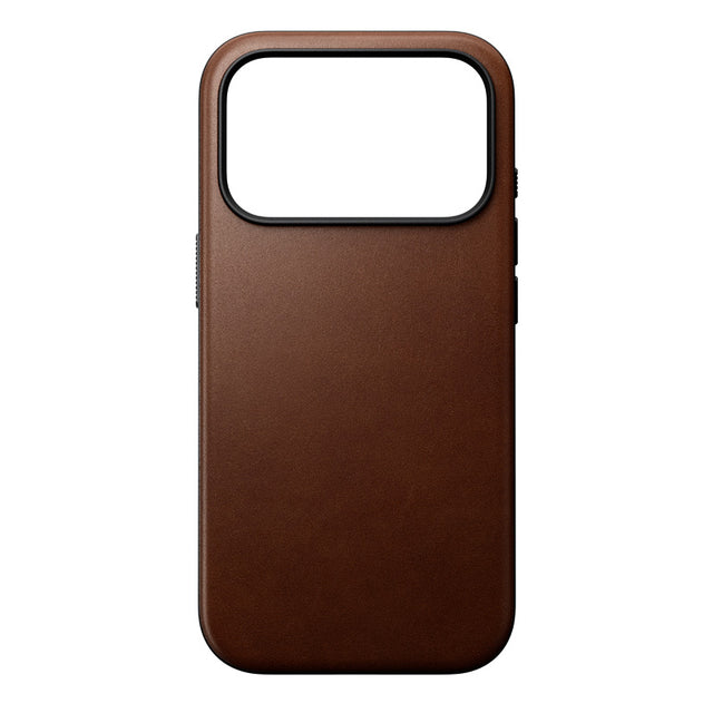 Coque Modern cuir iPhone 18 Pro / iPhone 17 Pro Rustic Brown