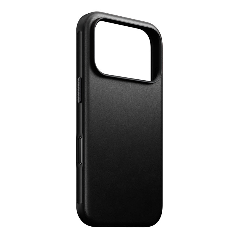 Coque Modern cuir iPhone 18 Pro / iPhone 17 Pro Noir