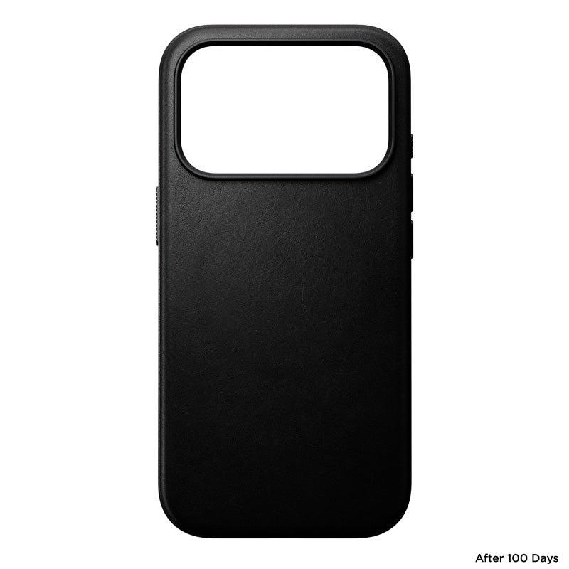 Coque Modern cuir iPhone 18 Pro / iPhone 17 Pro Noir