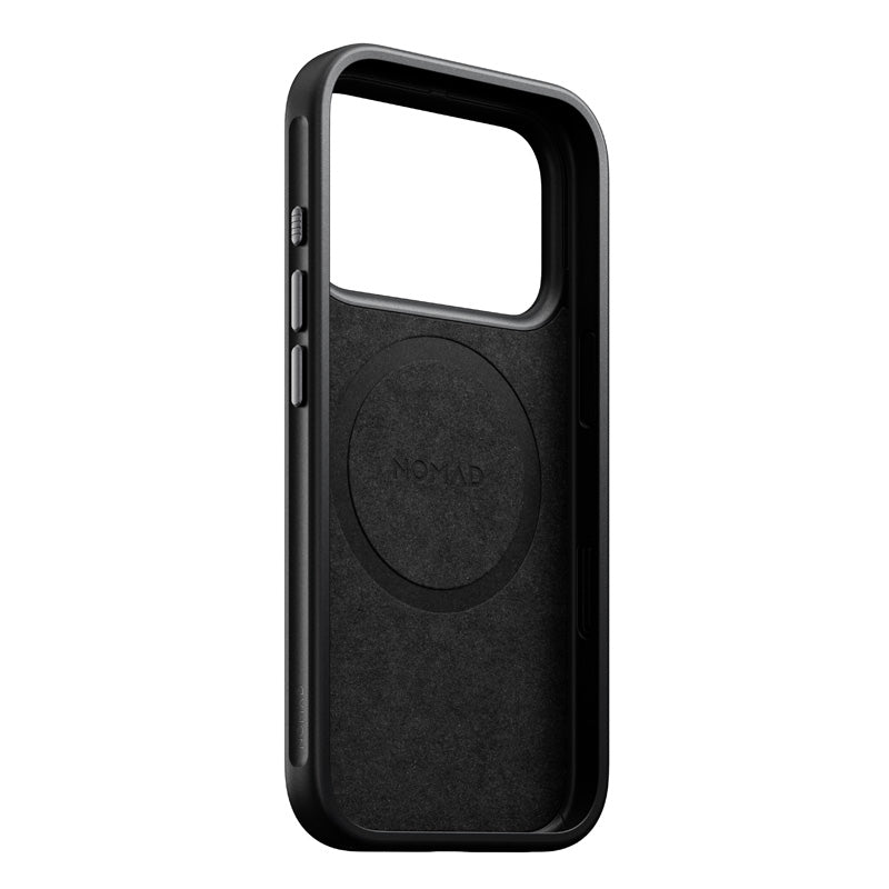 Coque Modern cuir iPhone 18 Pro / iPhone 17 Pro Noir