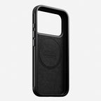 Coque Modern Horween cuir iPhone 18 Pro / 17 Pro Noir