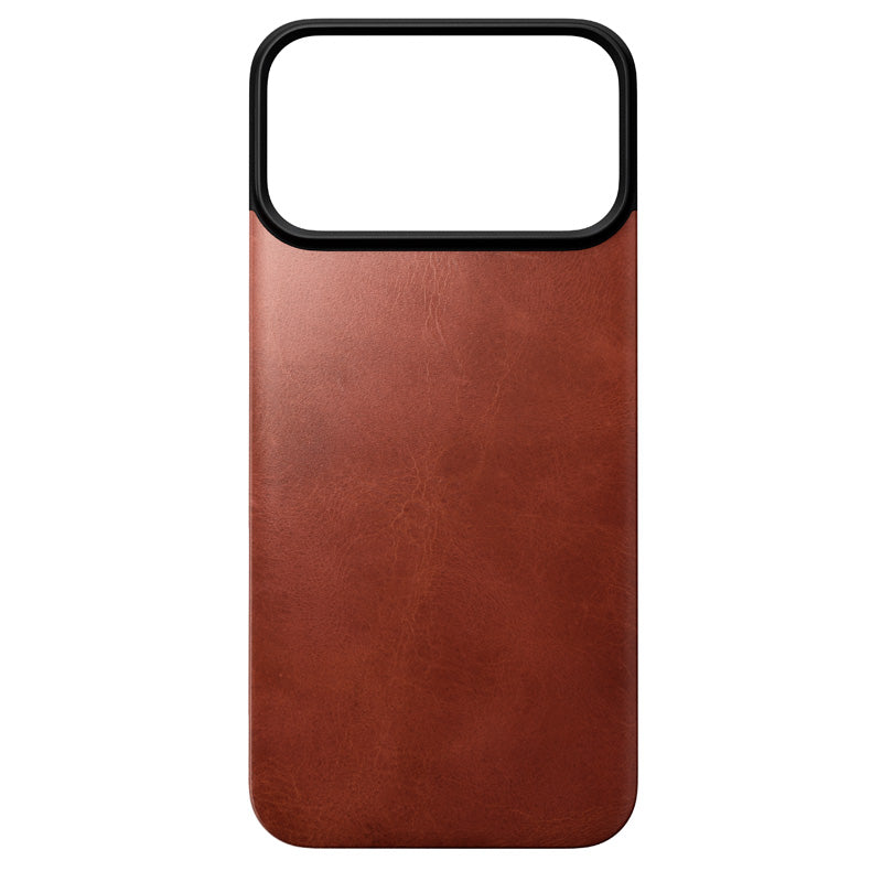 Coque arrière magnétique cuir Horween iPhone 18 Pro Max Olde Dublin