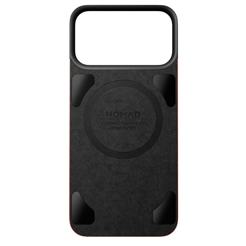 Coque arrière magnétique cuir Horween iPhone 18 Pro Max Olde Dublin