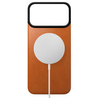 Coque arrière magnétique cuir Horween iPhone 18 Pro Max Saddle
