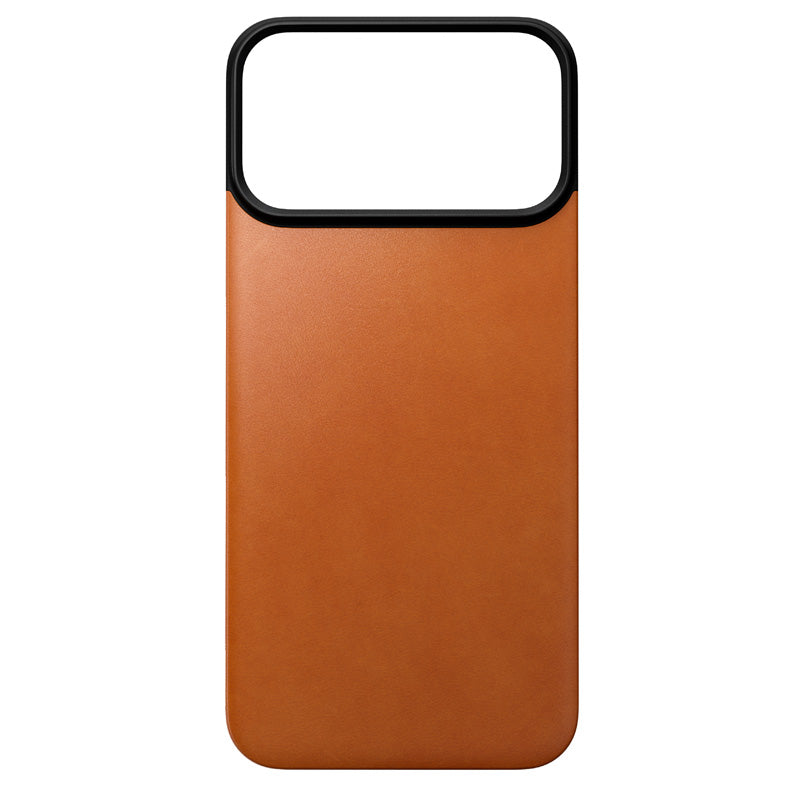 Coque arrière magnétique cuir Horween iPhone 18 Pro Max Saddle