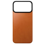 Coque arrière magnétique cuir Horween iPhone 18 Pro Max Saddle