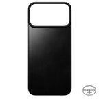 Coque arrière magnétique cuir Horween iPhone 18 Pro Max Noir