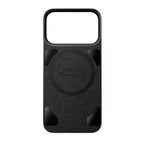 Coque arrière magnétique cuir Horween iPhone 18 Pro Burgundy